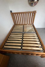 King Size Pine Wooden Bed Frame
