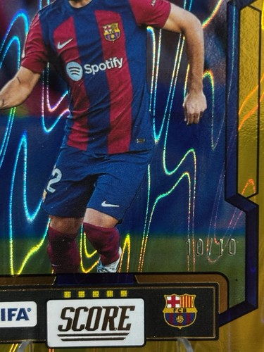 2023-24 Panini Score FIFA Ilkay Gundogan /10 FC Barcelona #91 Gold. - Imagen 4 de 4