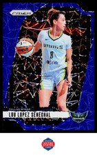2024 Panini Prizm WNBA #121 Lou Lopez Senechal Blue Velocity Prizms