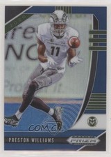 2020 Panini Prizm Draft Picks Blue Prizm Preston Williams #84 0a3