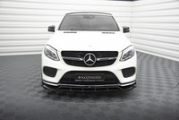 Front Ansatz V.2 FüR Mercedes-Benz GLE Coupe 43 AMG / Amg-Line C292 Schwarz