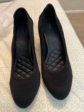 Simply Vera Vera Wang Black Wedges Sz. 8.5 M New