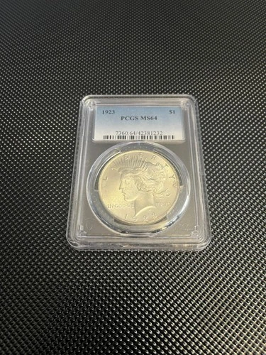 1923 Peace Dollar MS 64