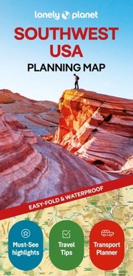 Lonely Planet Southwest USA Planning Map by Amy C Balfour (Sheet map, folded)