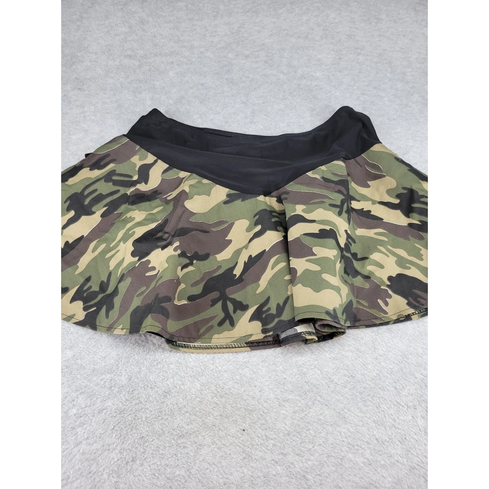 Spirit Halloween Falda Camuflada Para Mujer Grande Negra Cintura Plisada Patinador Disfraz Foto 4 de 4