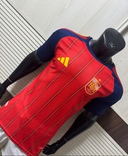 Adidas Spain National Team Soccer Jersey Red and Navy