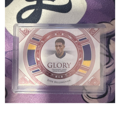 Futera Unique Glory 2025 Jude Bellingham Real Madrid LaLiga Training Used Card
