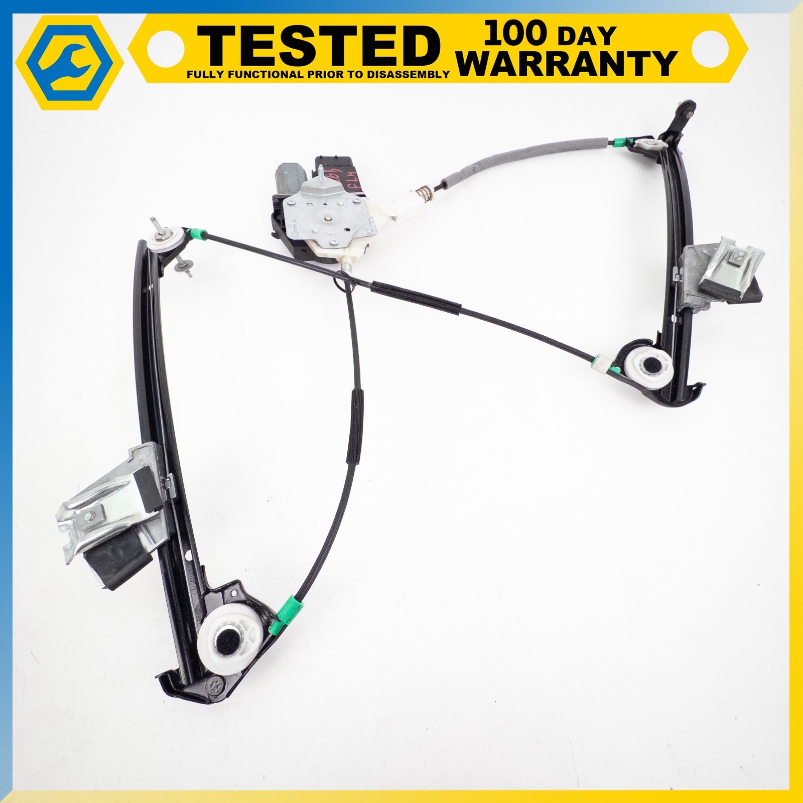 05-13 CHEVROLET CORVETTE C6 FRONT LEFT POWER WINDOW REGULATOR MOTOR ASSEMBLY OEM