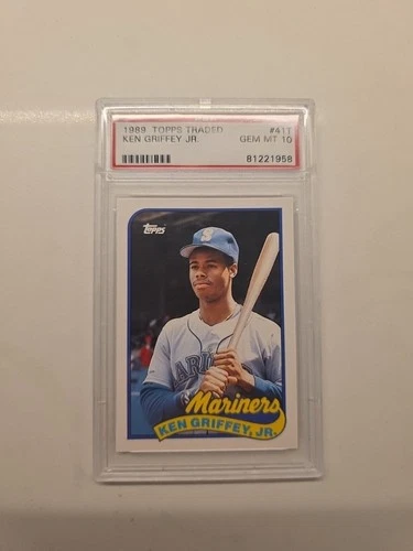 1989 Topps Traded Ken Griffey Jr. RC #41T PSA 10 GEM MINT+ Rookie Card *ICONIC!
