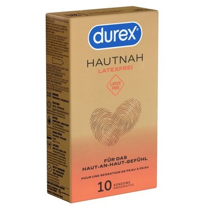 Durex Hautnah Latex Free Kondome 10 Stück, latexfrei