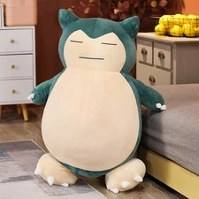 GIANT Snorlax Plush Doll Pillow Cover with Zipper No stuffing Handmade 150cm