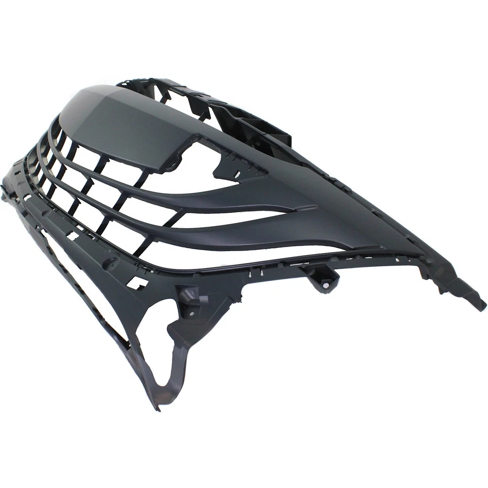 Bumper Grille For 2010-2013 Mazda 3 Black Plastic Front Lower BBN6501T1E Foto 2 de 4