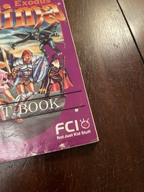 Ultima Exodus Hint Book (Nintendo, 1989) - Vintage NES Strategy Guide Read Descr
