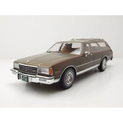 CHEVROLET CAPRICE ESTATE WAGON 1985 BEIGE/DECALS 1:18 Modelcargroup Auto Stradal
