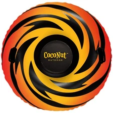 CocoNut Outdoor: Solar Flare Cyclone - 48" Jumbo Snow Tube, 200lb Cap, Kid  8+
