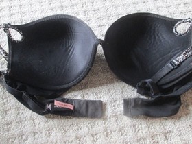 Victoria's Secret SEXY LITTLE THINGS Bra Padded Black w/ Animal Print Sz 36DD