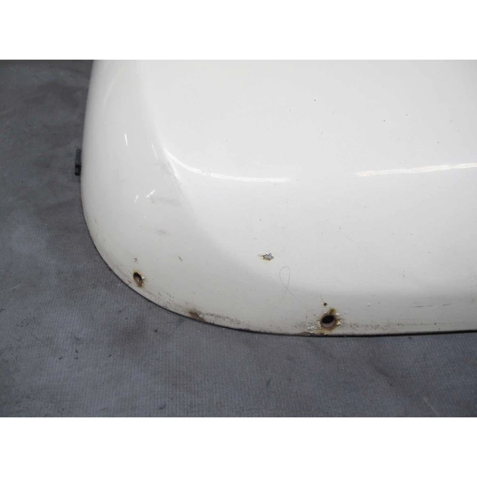 1967-1976 BMW 114 1602 2002 Coupe Rear Trunk Deck Lid Cover Chamonix White - Image 4 of 4