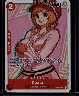 One Piece Card Game Koala OP05-006 SR Super Rare Awakening New Era NM