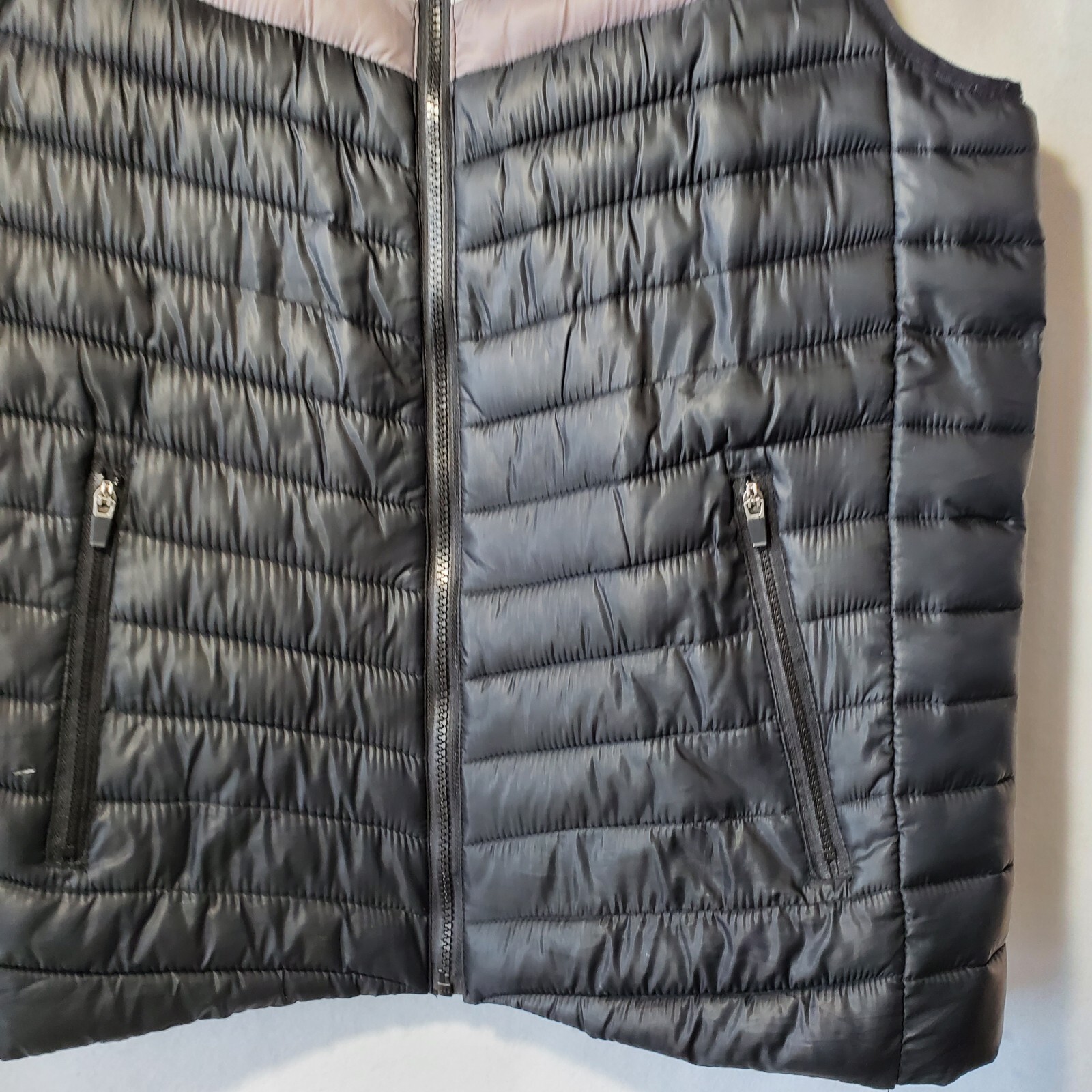 Fabletics Vest Mens Large Black Solid Full Zip Sl… - image 8