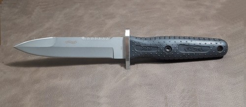 Walther P99 Tactical Double Edge Fixed Blade Knife w/Shoulder. Boot, Belt Sheath - Picture 5 of 6