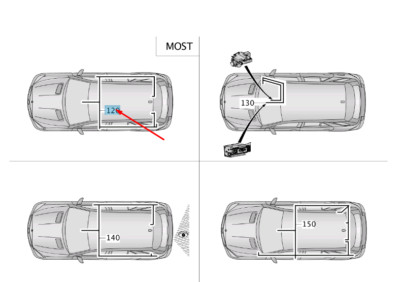 NEW MERCEDES-BENZ ML W166 MOST AND WAKE UP WIRING HARNESS 