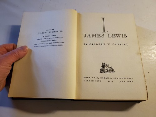 1935 FIRST EDITION GILBERT W. GABRIEL I, JAMES LEWIS NEW YORKER WRITER GIFT IDEA - Imagen 4 de 7