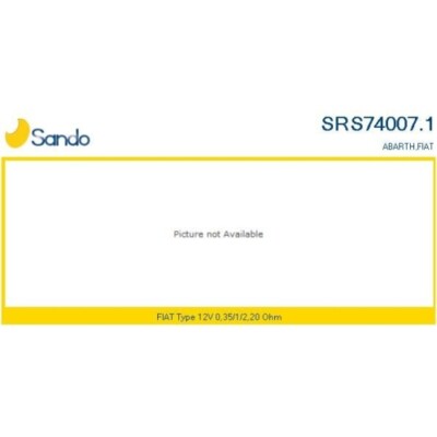 Widerstand Innenraumgebläse Sando SRS74007.1 für Fiat