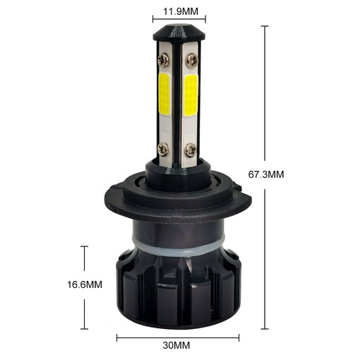 Kit de bombillas LED de haz alto/bajo luz antiniebla para Hyundai Genesis Coupe 2009-14 V5 - Imagen 2 de 12