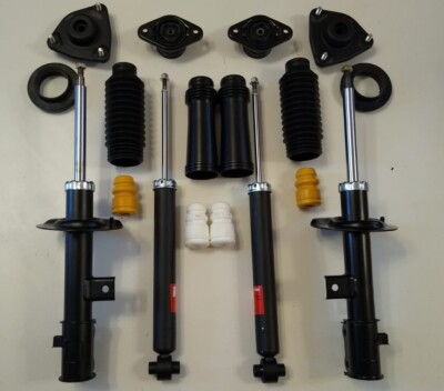 Satz 4 Gasdruck Stoßdämpfer Dämpfer Domlager Staubschutz Kia Sportage SL AWD 4x4