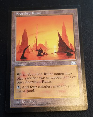 Scorched Ruins - Weatherlight - MTG - EN - NM