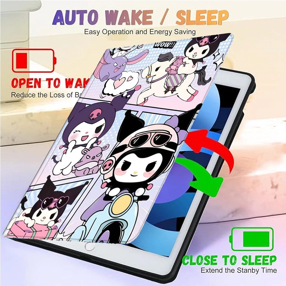 Leather Kids Shockproof Smart Case For iPad 10 9 8 7 6 5 Mini Air 4 3 2 1 Pro 11 - Image 4 of 4