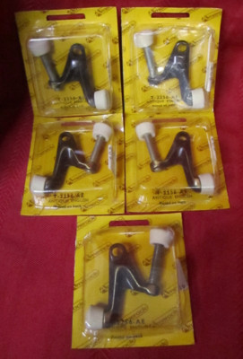 5 NEW Vintage Amerock  Antique English Hinge Pin Doorstop T-2256 AE Made in USA