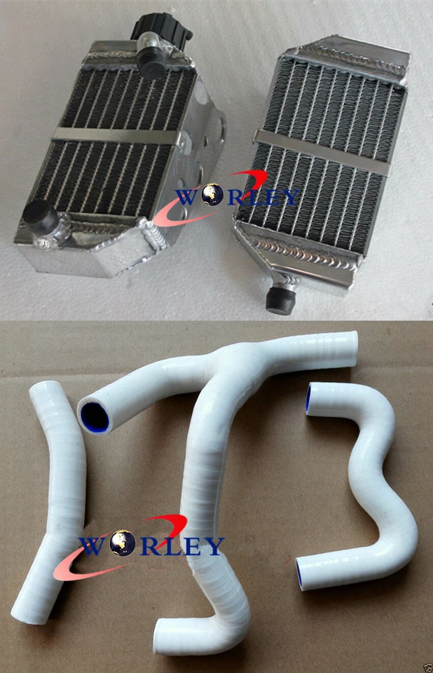 Radiador de aluminio + manguera para KTM 50 SX SXS MINI 50cc 49cc 2012-2017 13 NARANJA Foto 3 de 4