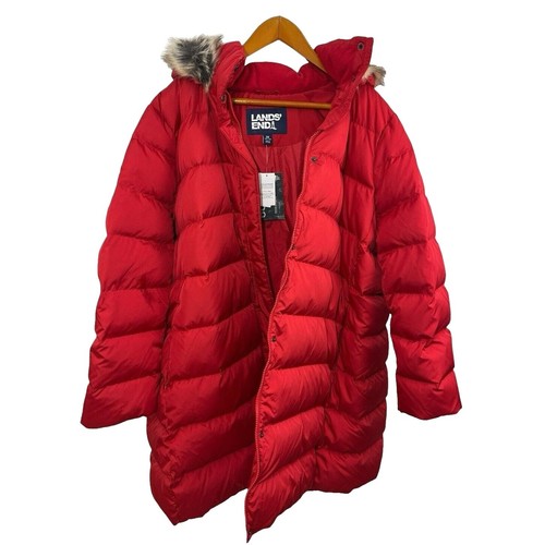 Vintage 90s Lands End Goretex Mountain Light Parka Jacket LARGE 14