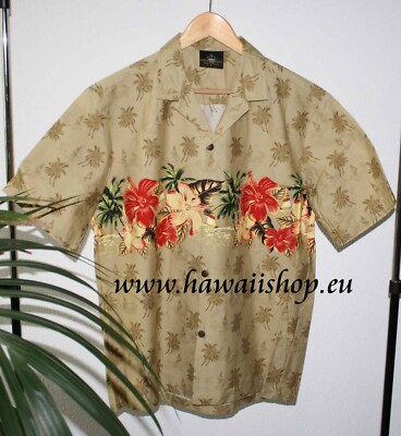 Aloha-Shirt (Hawaii-Hemd) - 100% Made in Hawaii - 100% Baumwolle - Größe ''S''