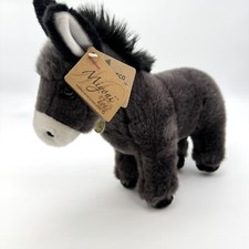 Aurora Miyoni Tots Donkey Plush Standing Foal Mule Soft 10  Stuffed Animal Tags