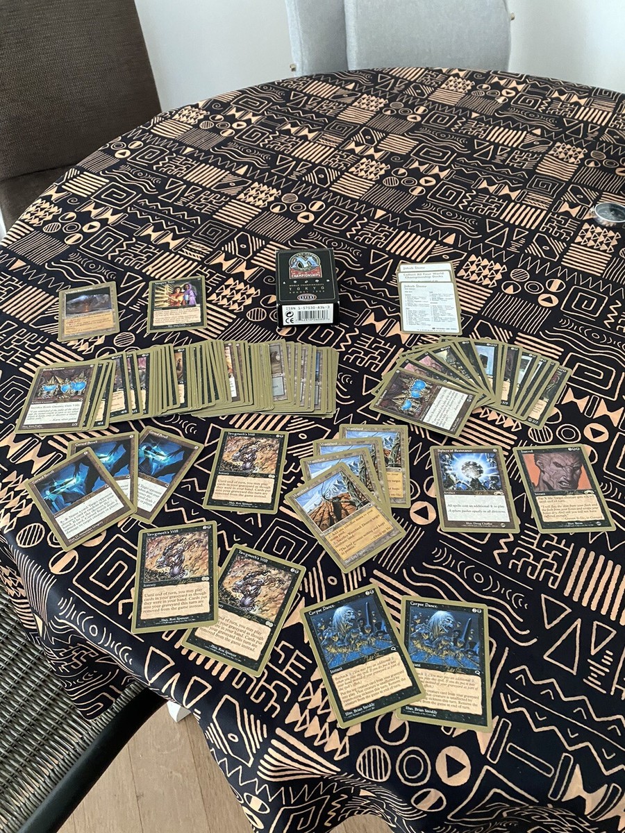 MTG world championship deck 1999 Jakub Slemr. Complete Yawgmoth