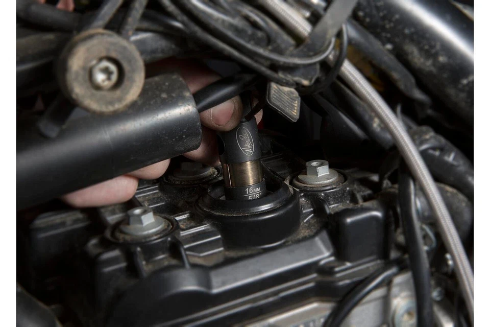 Motion Pro 16mm 5/8" Spark Plug Socket Tool Ultra Slim Skeleton Profile 08-0649 - Image 3 of 3