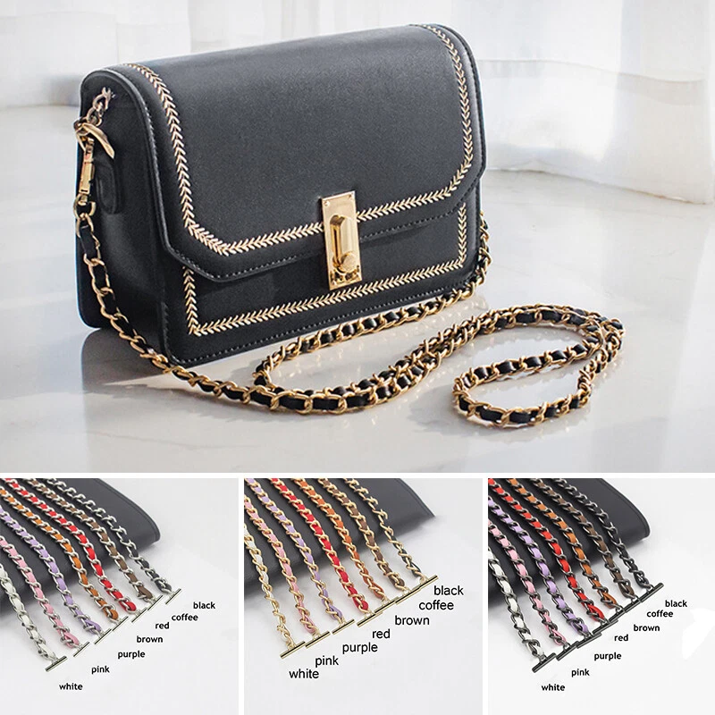 Leather Chain Replacement Crossbody Shoulder Purse Handbag Bag Strap