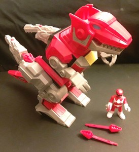 imaginext power rangers t rex
