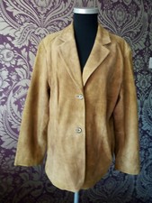 Ladies J. Jill Soft Baby Suede Oversized Vintage Jacket Size Large Tall