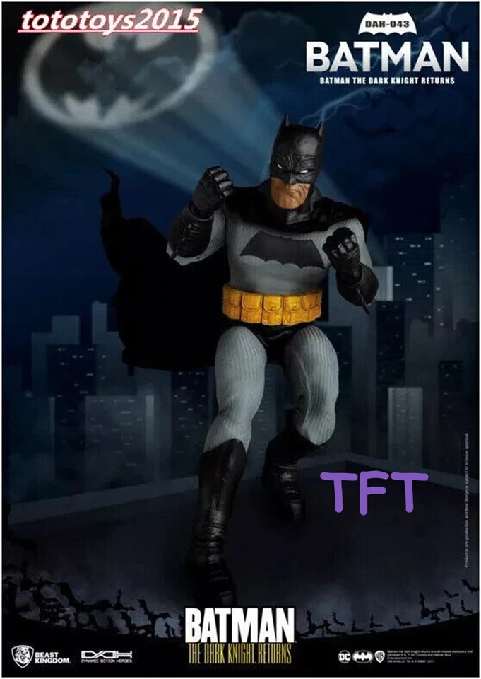 Nueva figura de acción de dibujos animados Beast Kingdom DAH-043 1:9 The Dark Knight Returns Foto 4 de 4