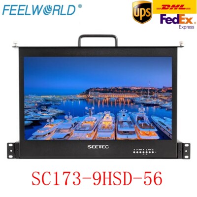 SEETEC SC173-9HSD-56 17.3'' Rack Mount Monitor Full HD 1080 fr Broadcast Director