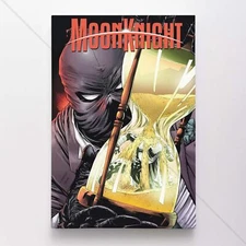 Moon Knight Poster Canvas Marvel Marc Spector Comic Book Cover Art Print #33545
