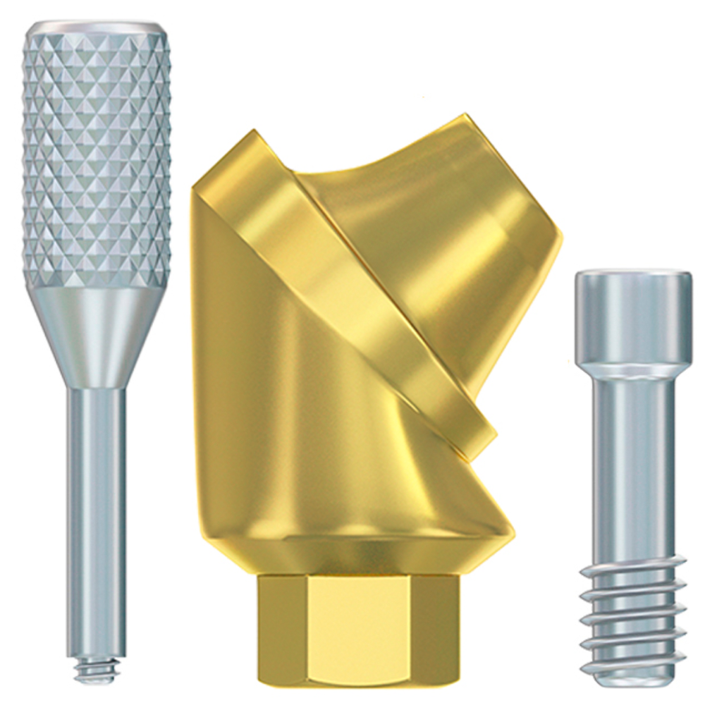 5x Dental Angulated Multi Unit 1.4mm 52° Hex 2.42 Connection