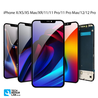 For iPhone X XR XS Max 11 Pro 12 Screen Replacement LCD OLED 3D Touch Digitiser