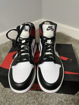 Nike Air Jordan 1 Retro High OG Black Toe 2013 US Size 10  display picture 3
