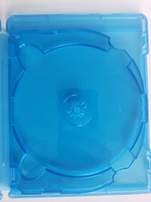 Bluray Case 3-Disc Triple Movie Thick Storage Case 5/8" 16mm logo. Replacement