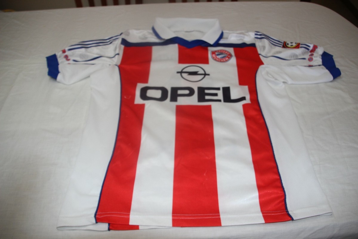 T-Shirt Officiel Vintage Bayer Munich 1.999-00 Adidas T/XL Publicité Opel