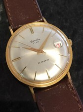 SANDOZ FLAG SWISS MADE MEN´S VINTAGE WATCH GREAT OVERALL CONDITION CHECK PHOTOS